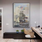 affiche vintage brest