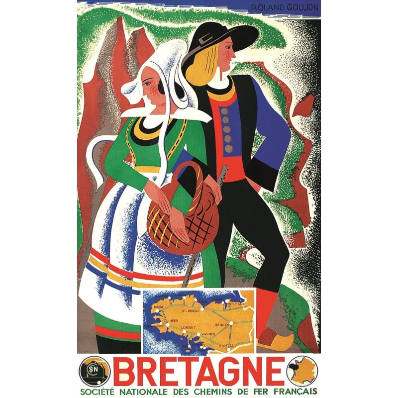 affiche-vintage-bretagne affiche vintage bretagne