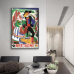 affiche vintage bretagne