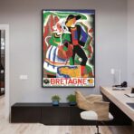 affiche vintage bretagne