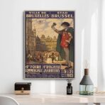 affiche vintage Bruxelles