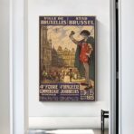 affiche vintage Bruxelles