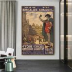 affiche vintage Bruxelles