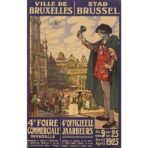 affiche vintage Bruxelles