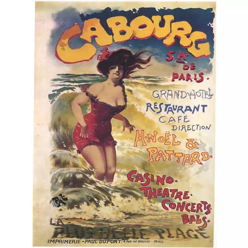 affiche-vintage-cabourg_2 affiche vintage cabourg