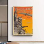 affiche vintage caen