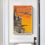 affiche vintage caen
