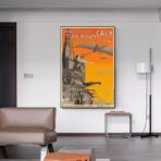 affiche vintage caen
