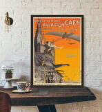 affiche vintage caen
