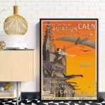 affiche vintage caen