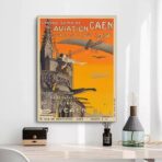 affiche vintage caen