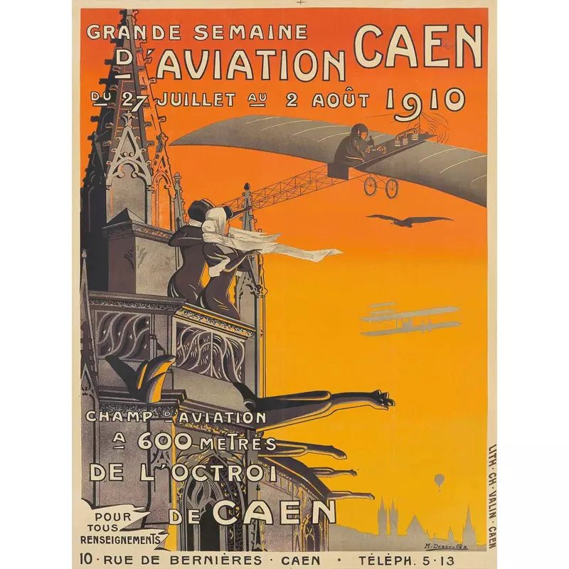 affiche-vintage-caen_9 affiche vintage caen