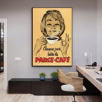 affiche vintage café