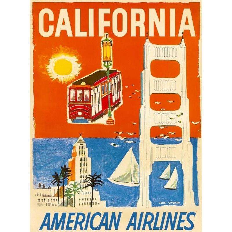 affiche-vintage-california affiche vintage california
