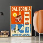 affiche vintage california