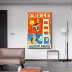 affiche vintage california