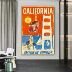 affiche vintage california