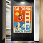 affiche vintage california
