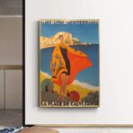 affiche vintage calvi