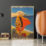affiche vintage calvi