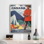 affiche vintage canada