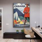 affiche vintage canada