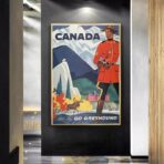affiche vintage canada