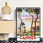 affiche vintage cannes