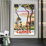 affiche vintage cannes