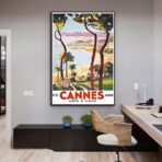 affiche vintage cannes