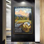 affiche vintage cantal