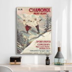 cartel vintage chamonix