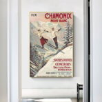 cartel vintage chamonix