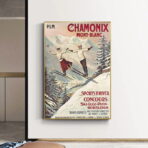 cartel vintage chamonix