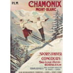 cartel vintage chamonix