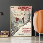 cartel vintage chamonix