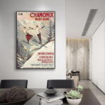 cartel vintage chamonix