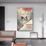 cartel vintage chamonix