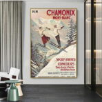 cartel vintage chamonix