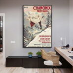 cartel vintage chamonix