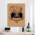 cartel vintage chanel 1