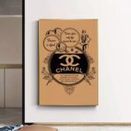 cartel vintage chanel 1