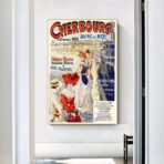 cartel vintage cherbourg