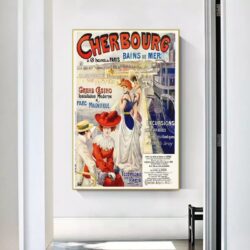 cartel vintage cherbourg