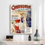 cartel vintage cherbourg