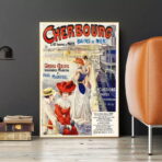 cartel vintage cherbourg