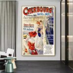 cartel vintage cherbourg