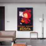 cartel de chocolate vintage