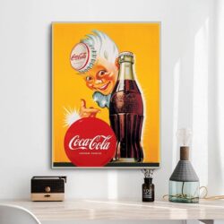 cartel vintage de coca cola