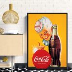 cartel vintage de coca cola